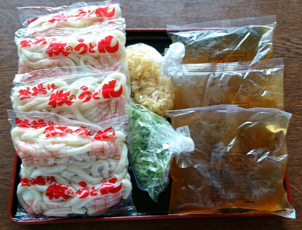 牧のうどん テイクアウト 画像